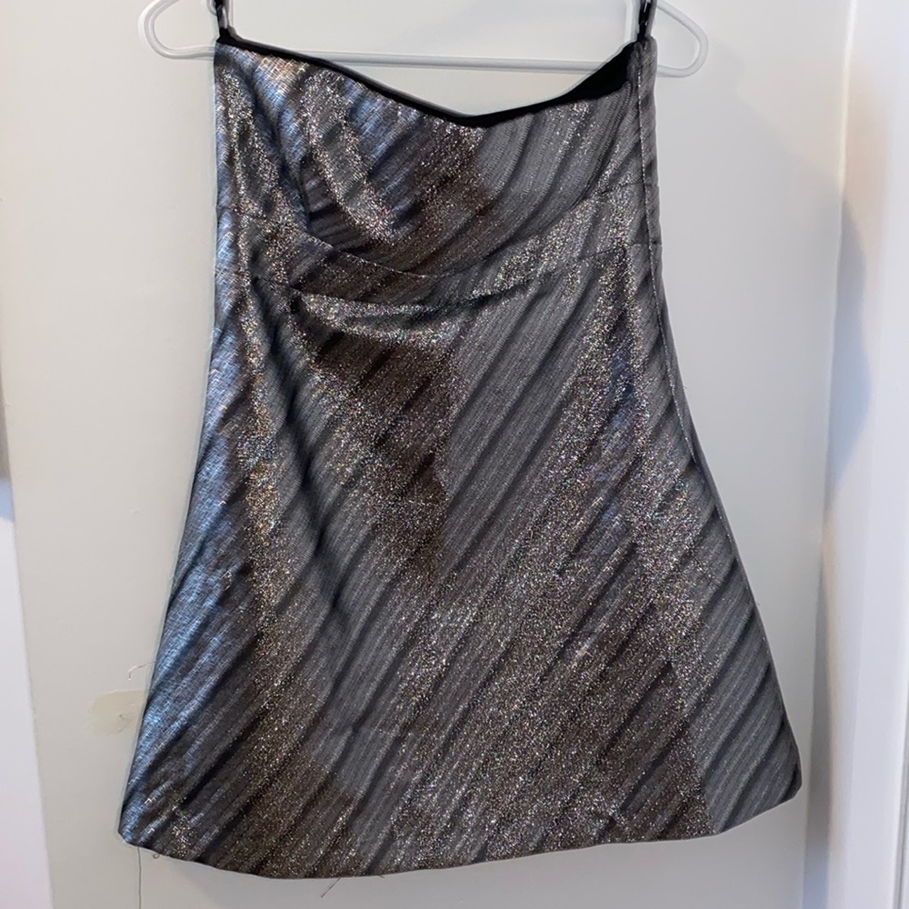 Mango strapless dress